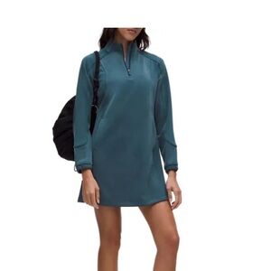 lululemon athletica Teal Long Sleeve Dress